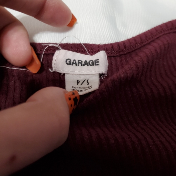 Burgandy wrap top - Picture 2 of 2